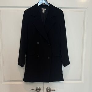 NWOT H&M Classic Black Women's Blazer dress size medium